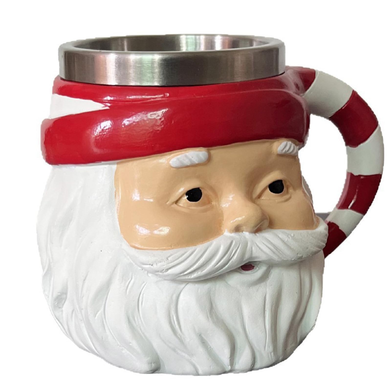 Tsophreniq Christmas Santa Beverages Mugs Christmas Spirits Resin Festival Cup for Warm Beverage Decors Holiday