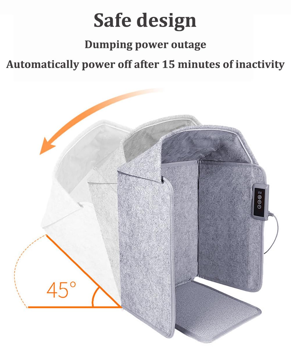 Scaldapiedi Scaldapiedi sotto la Scrivania, Scaldapiedi Termici Pieghevoli con Coperta, Scaldapiedi Elettrico con Controllo della Temperatura e Timer, Scaldapiedi Portatile per Ufficio Casa