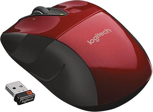 Miniatura 2 de Mouse inalámbrico de Logitech M525, Rojo/Negro