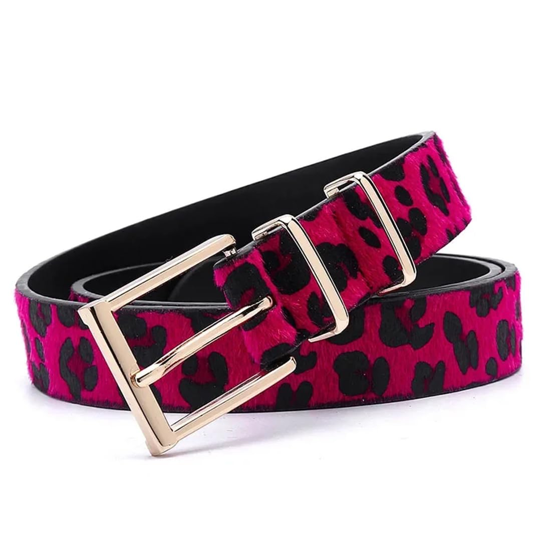 Damen Designer-Ledergürtel mit Dornschließe, Kuhhaut-Gürtel, Damen-Accessoire, Geschenk