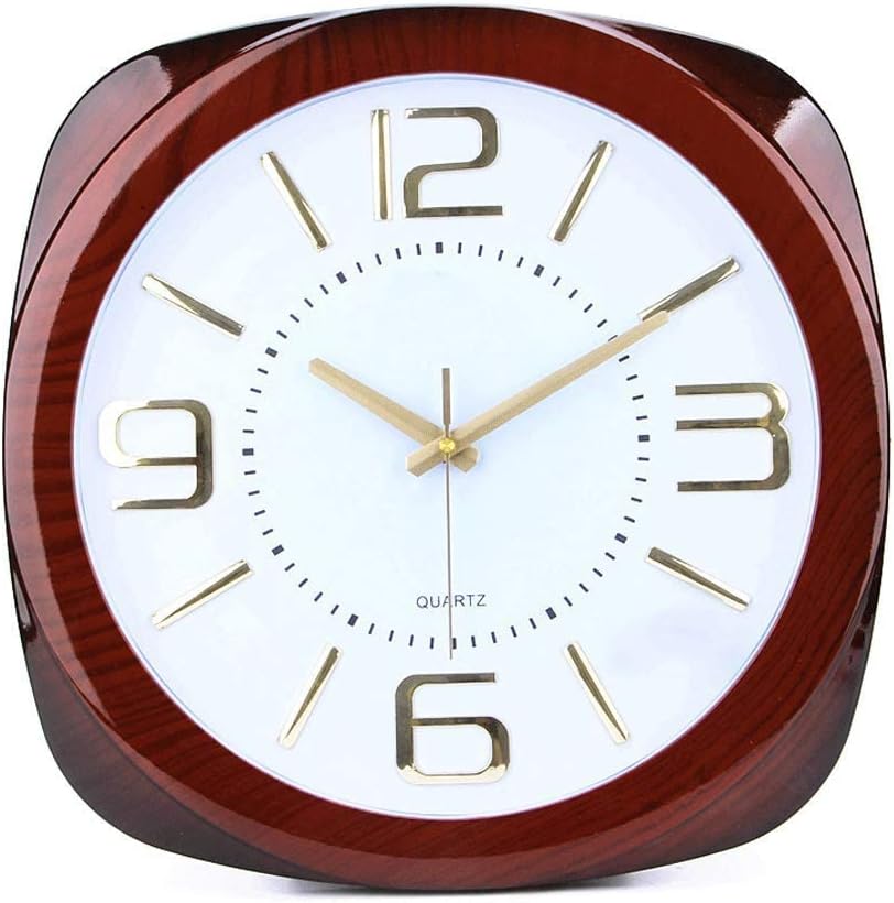 Wall Clock Silent Wall Clock,Living Room Creative Art Quartz Clock Fashion European Wall Decoration Wall Decor(B)