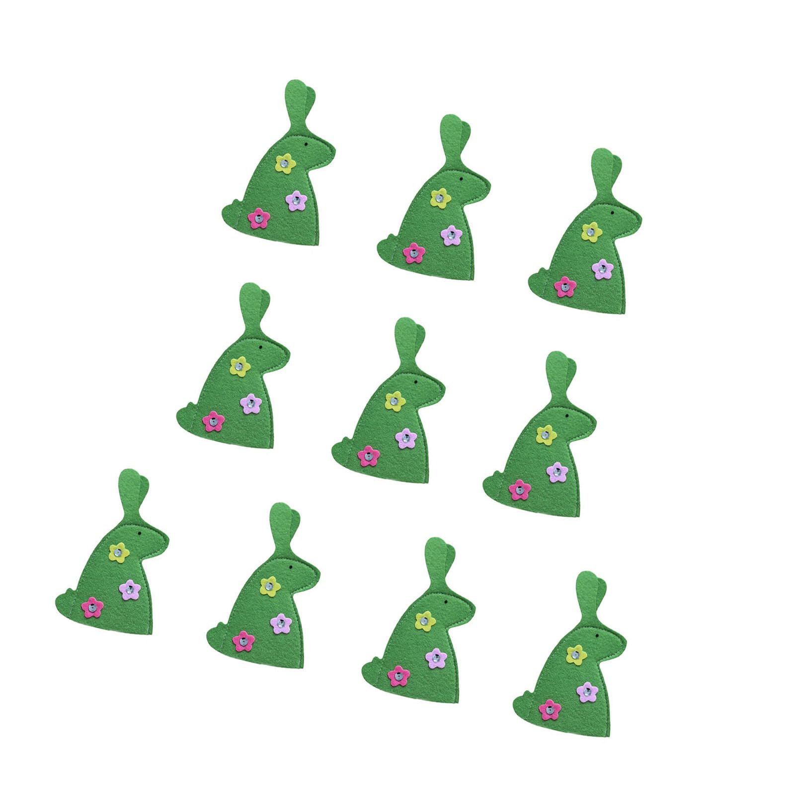 Hsioluted Of 10 Easter Bunnies Eggs Protectors Eggs Holder Storage Bag for Festival Celebration and Craft Project Party Supplies