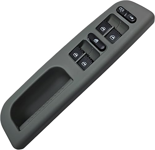SWITCHDOCTOR Juego de interruptor principal de ventana y bisel completamente ensamblado para Volkswagen Jetta 1999-2005 (gris)