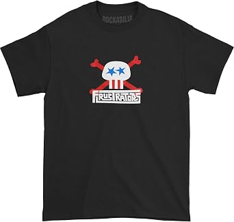 Rockabilia Mens Frustrators Skull Logo T-Shirt Black