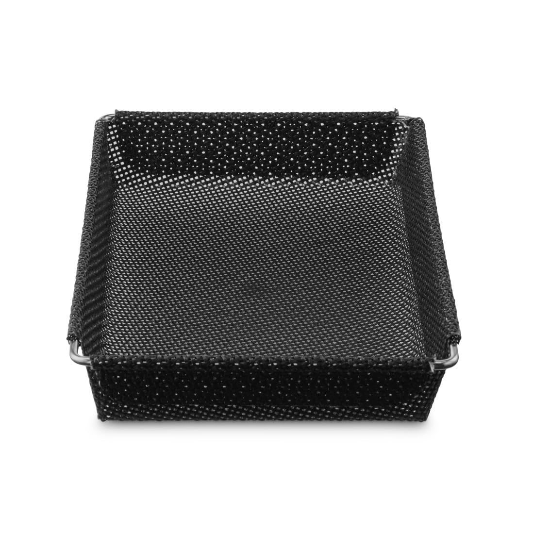 Xavax Mesh Basket for Air Fryers, Non-Stick, Oven-Safe, 12.5 x 20 cm, Black