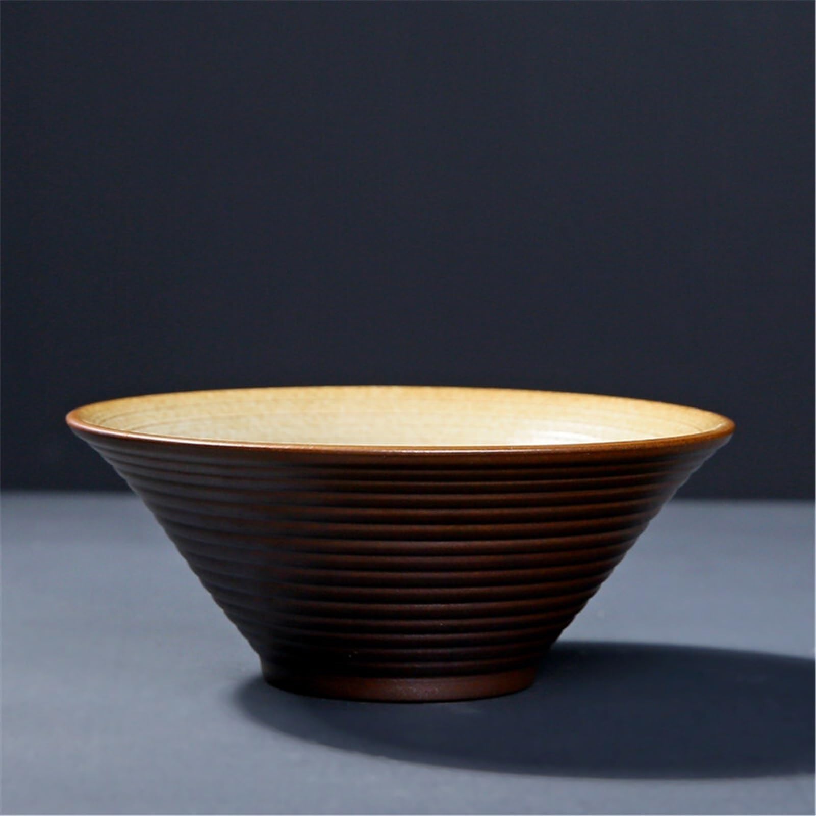 Sottovasi per Fiori Piattino in Ceramica a Forma di Cappello Paglia in Stile Cinese Vaso