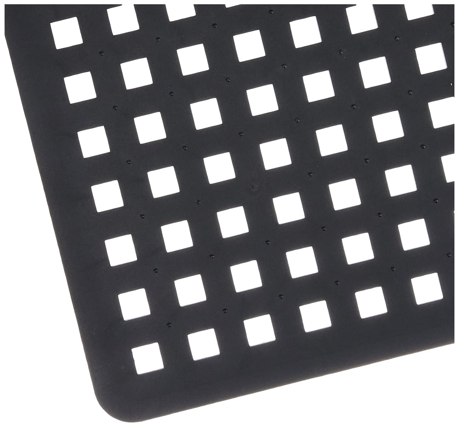 iDesign 36660 Sink Mat for Sink Protection, Large PVC Plastic Sink Drainer Mat for Kitchen Sink