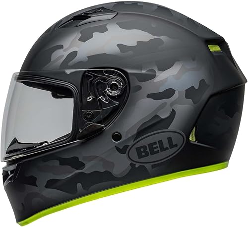 Vista 37 de Bell Qualifier - Casco integral para motocicleta Ascent Negro Mate/Azul/Blanco