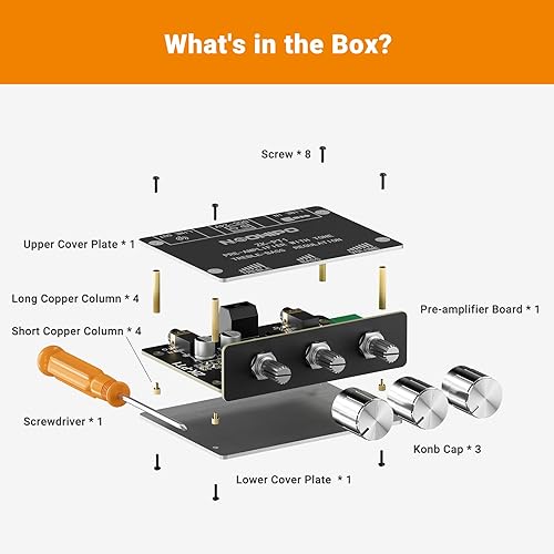 Miniatura 7 de Receptor de audio estéreo Bluetooth 5.0, placa amplificadora de 2 canales, mini amplificador de módulo digital de potencia para altavoces pasivos