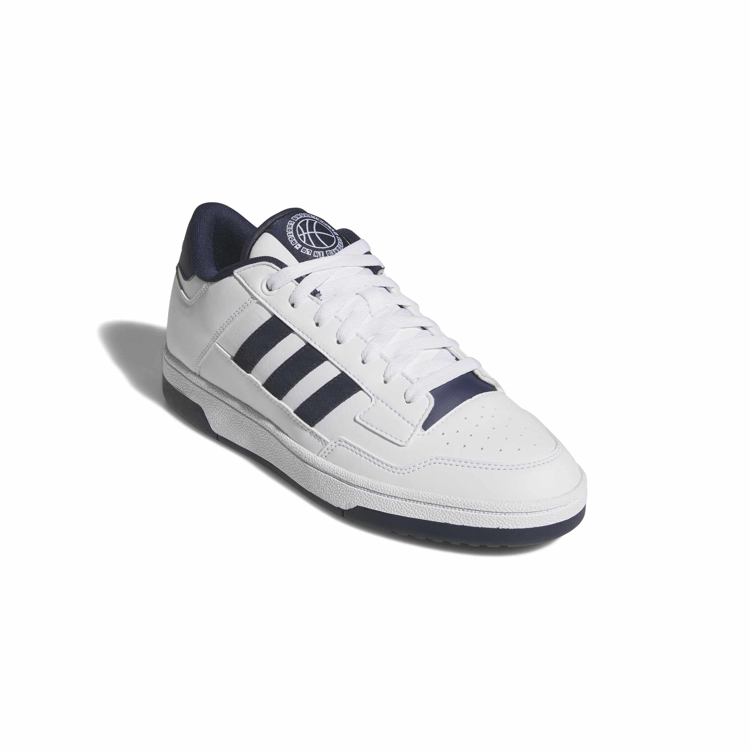 adidas Uniseks Rapid Court Low Shoes, ftwr white/blue, 41 1/3 EU
