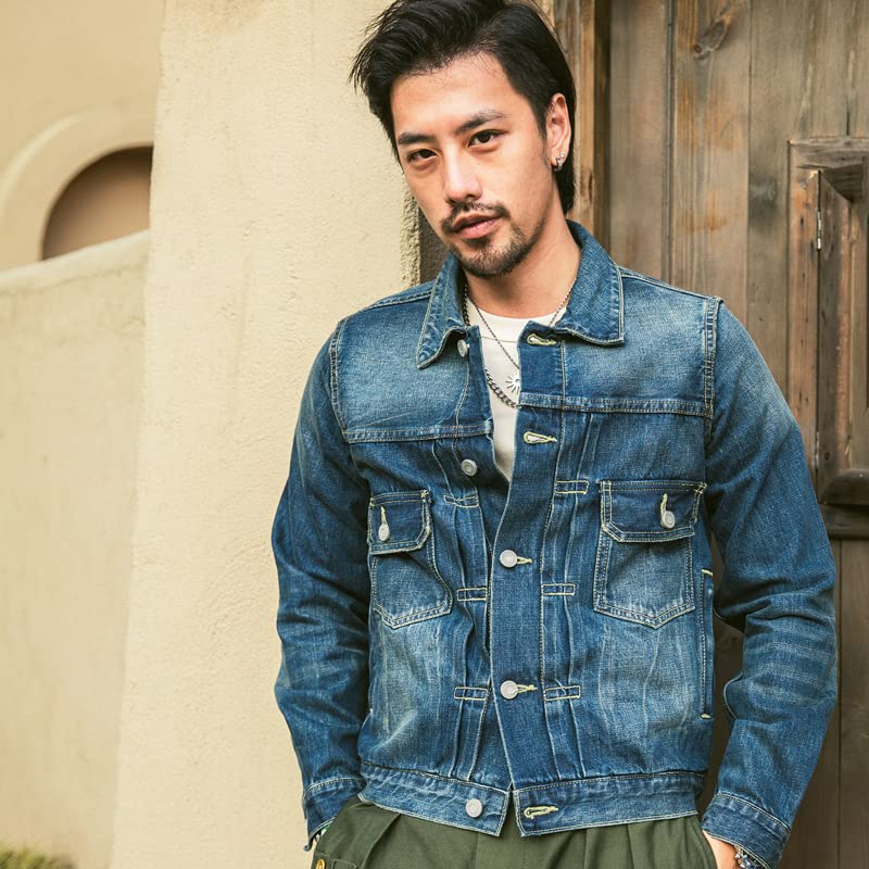 ジャケット・アウター 00s roen coating damage denim jacket y2k damage denim jacket – made of silk