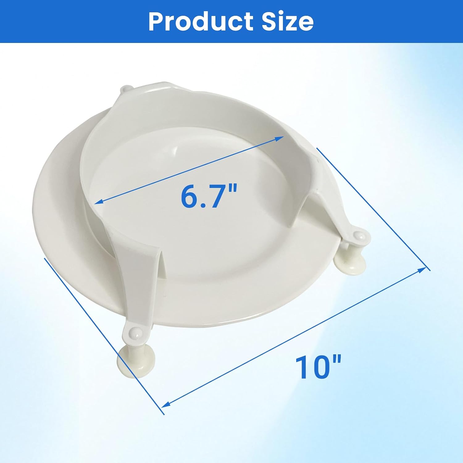 Spill-Proof Scoop Plate with Suction Base - Assistive Dining Bowl with Food Guard for Parkinson’s, Dementia, Stroke & Tremors