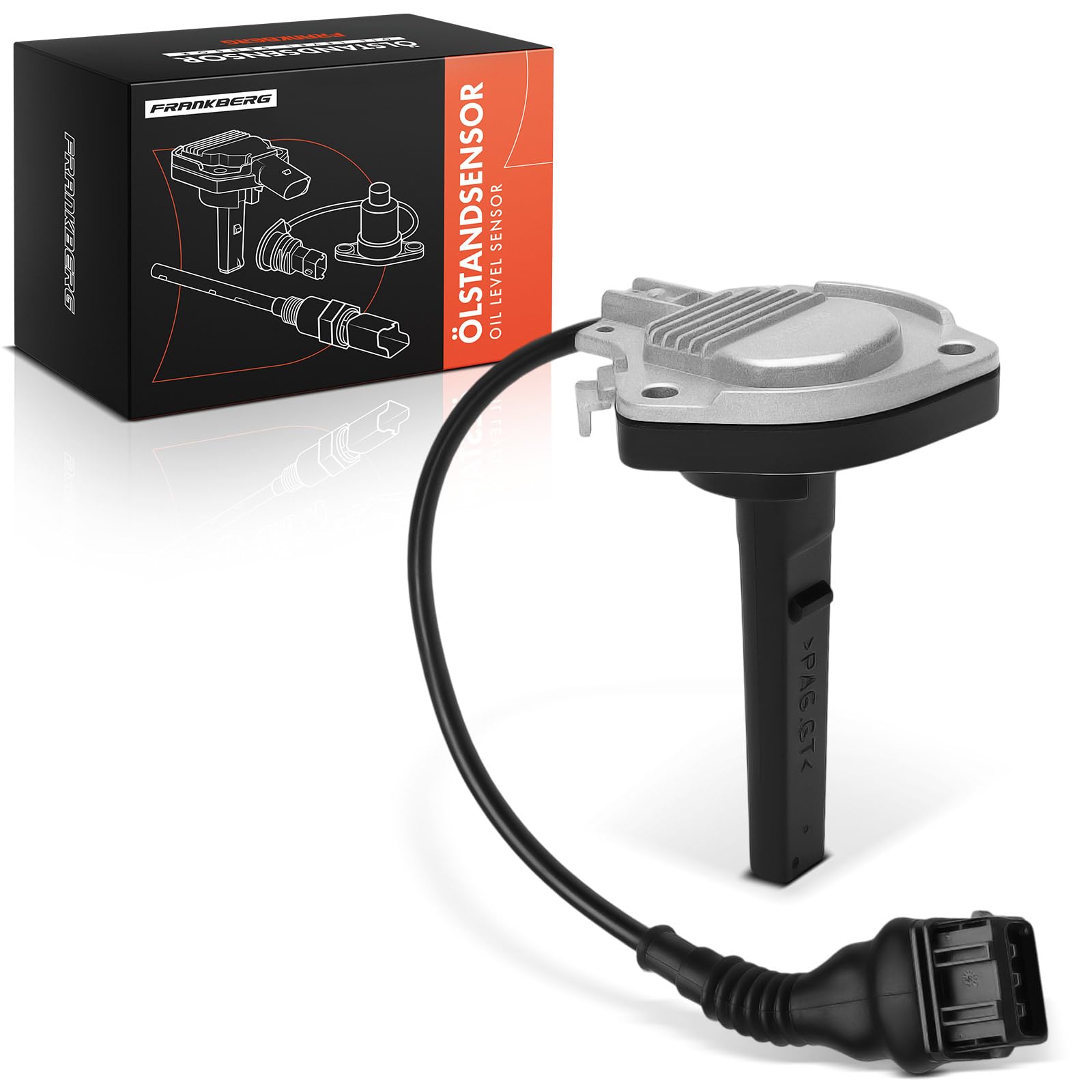 Frankberg Sensore livello olio Compatibile con Serie 3 E36 M3 3.2 Serie 5 E39 535i 540i Serie 7 E38 728i iL-750i iL Z3 Coupé E36 M M3.2 Replace# 12611406609