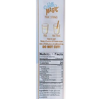 Milk Magic Cookies & Cream Milk Flavoring Straws, .18 oz, 4 count