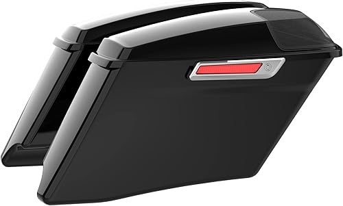 Miniatura 7 de SLMOTO Bolsas de sillín rígidas extendidas negras vívidas para Harley 2014-2020 Touring Road King FLHR Electra Road Street Glide FLHT FLHX Ultra