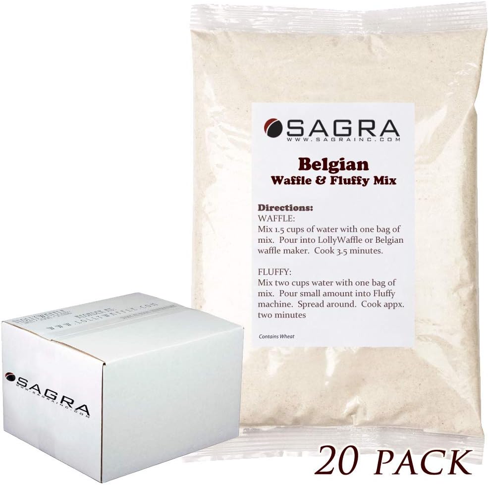LollyWaffle Belgian Waffle Mix, 1 Lb.