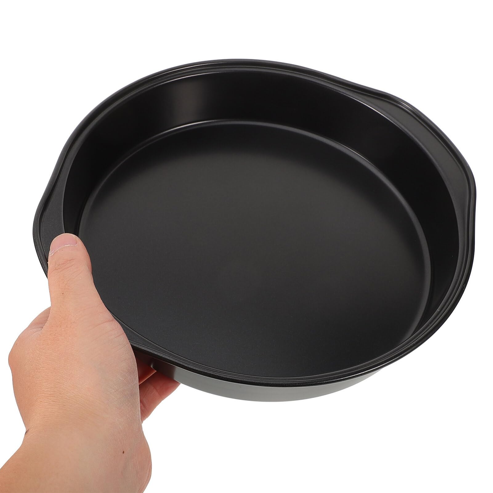 Generic Moule à Pizza Ronds Perforés Antiadhésifs En Acier Carbone Gris O 32 Cm 67223098