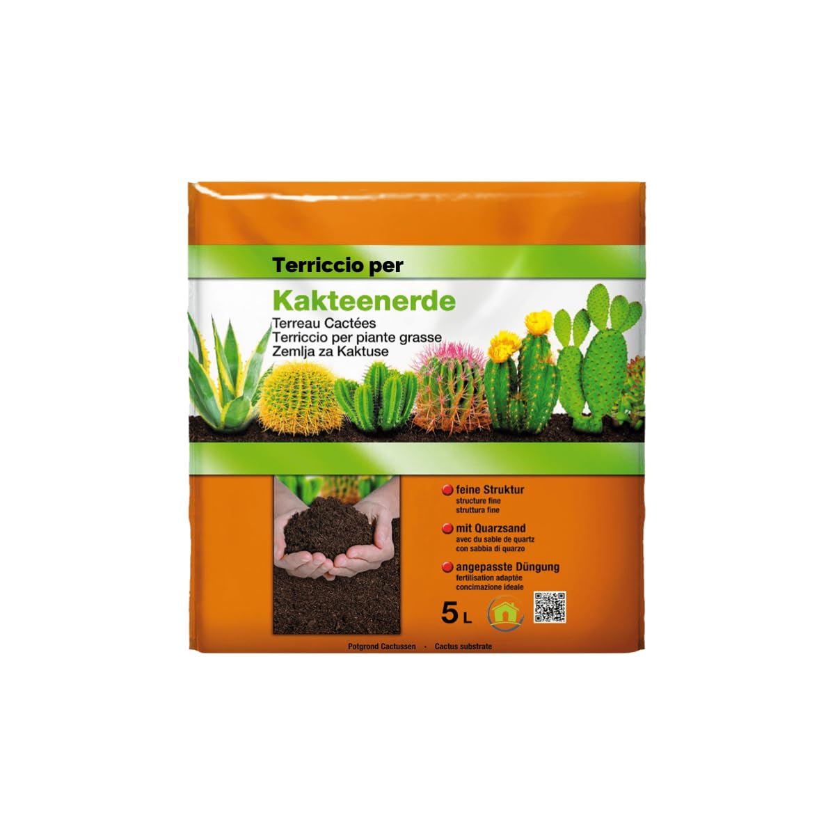  Gardenhome® terriccio per piante grasse, cactus e succulente, ideal per giardini interno ed esterno
| Gardenhome® terri