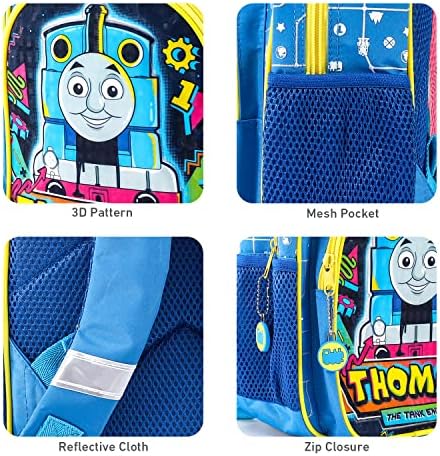 Thomas the Tank Engine Kids Childrens Premium Backpack School Rucksack Travel Bag Boys Girls with side mesh pockets and front zipped pocket