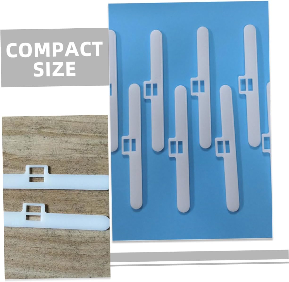 MERRYHAPY 20pcs Vertical Blind Window Blinds Accessories Replacement Slats Easy Install Plastic