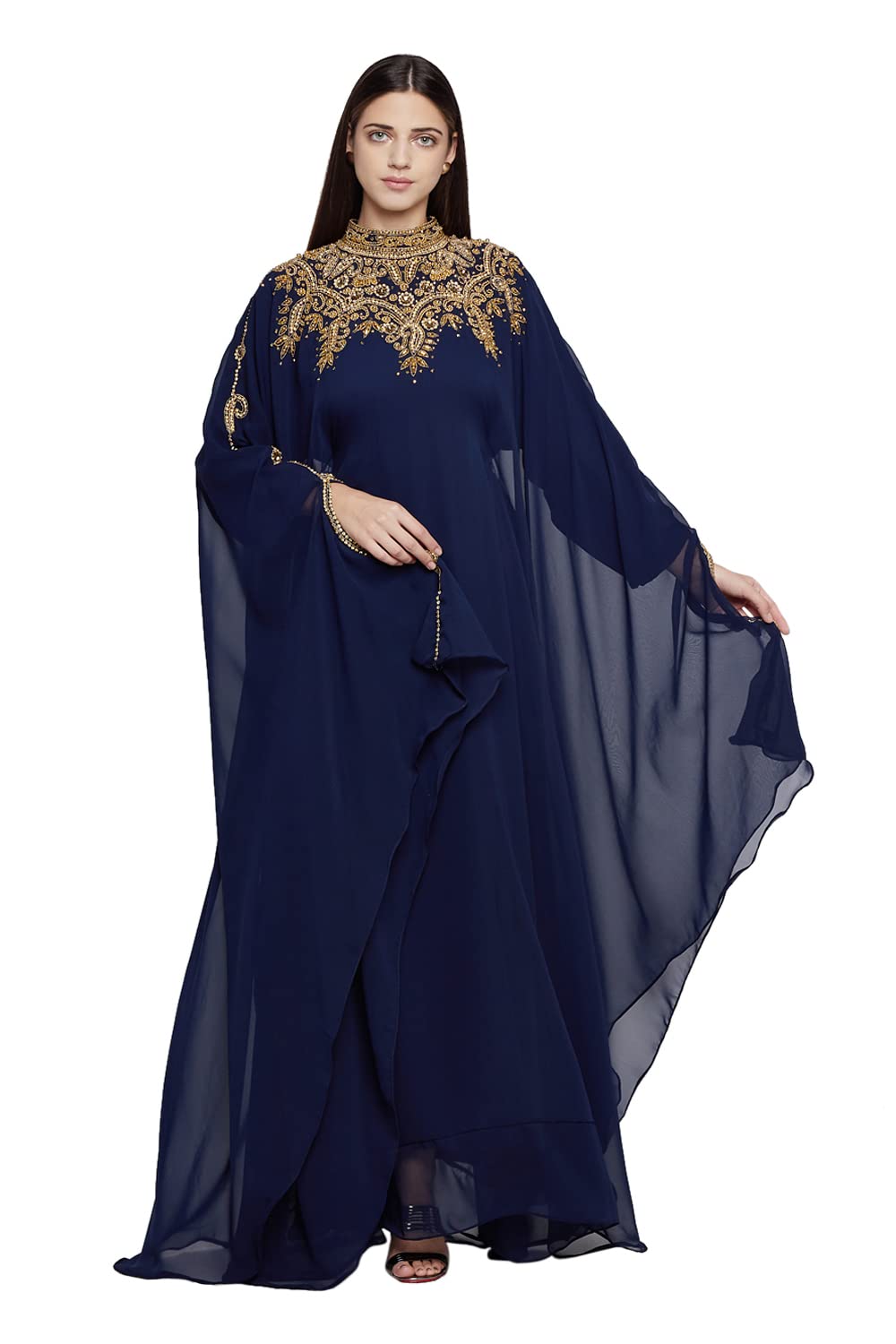 ANIIQ Women's Dress Embroidered