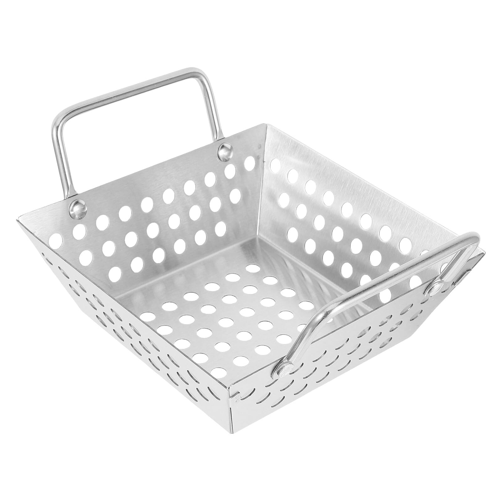 Panier barbecue inoxydable idéal pour cuisson extérieure et pique-nique