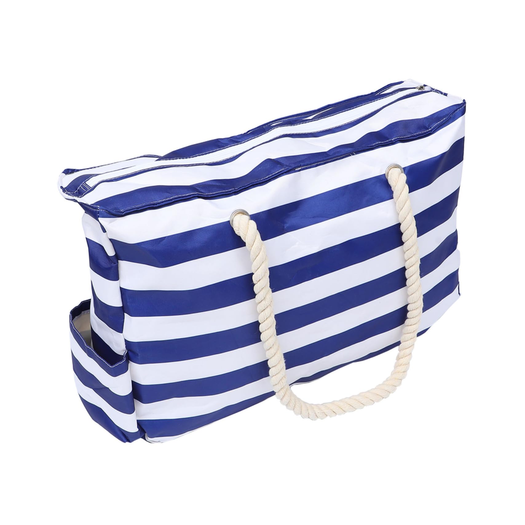 OUNONA Sac de Plage Étanche Toile Pochette Imperméable pour Activités de Plein Air Grand Sac Fourre-tout pour Plage et Piscine Bleu