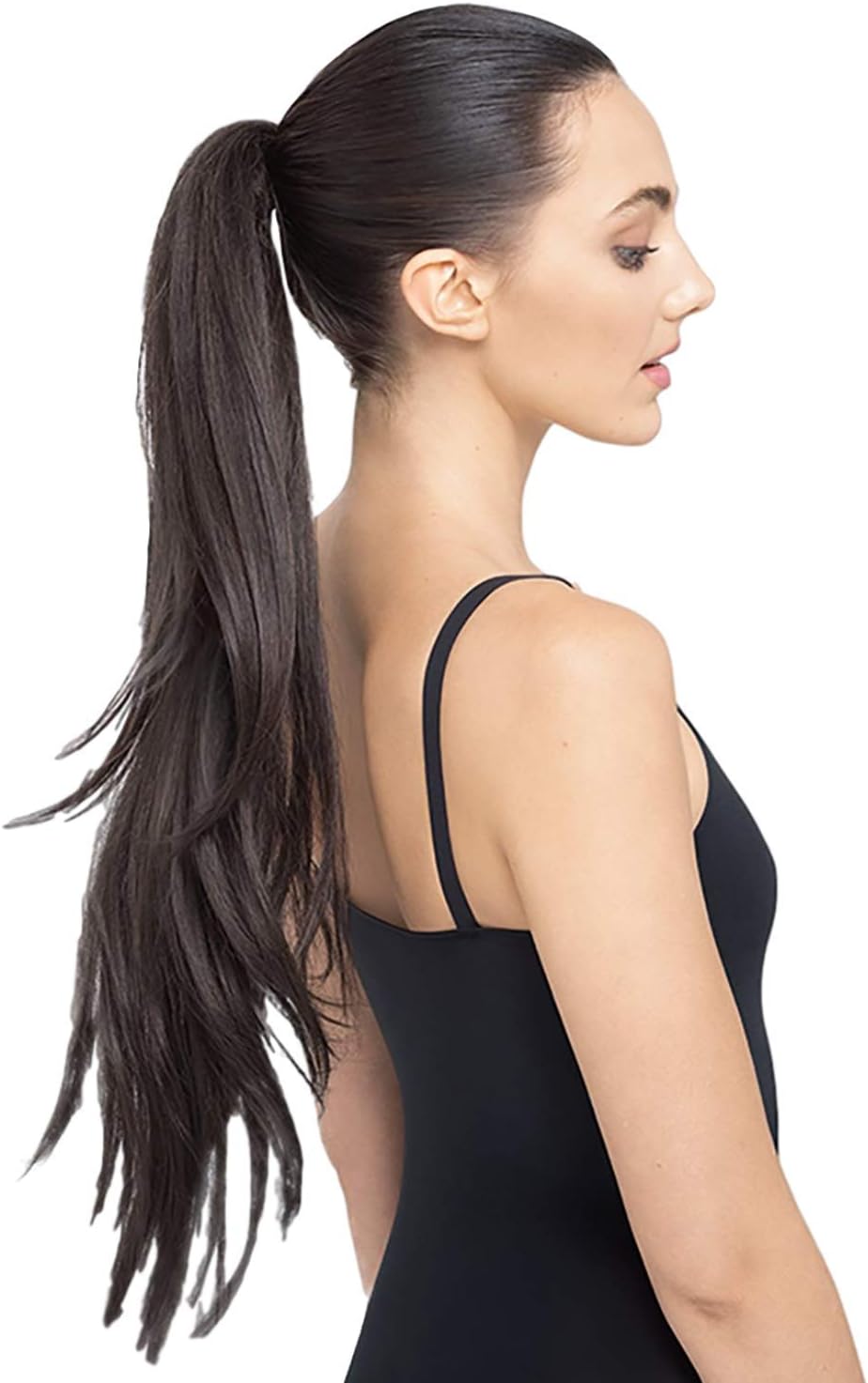 THE RUBY 30" Salon-Quality Hair Extension - Infinite Celebrity Looks With StyleFlex (Black Brown)