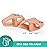 Welnove Pack of 12 Bunion Corrector, Toe Separators with 2 Loops, Big Toe Spacer Suitable for Bunion and Overlap Toe (Beige)