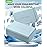 Trideer Yoga Block, Soft Non-Slip Surface Premium Foam Blocks, Supportive, Lightweight, Odor Resistant, Yoga Accessories for Pilates Meditation General Fitness Stretching Toning (Light Blue-2 Pack)