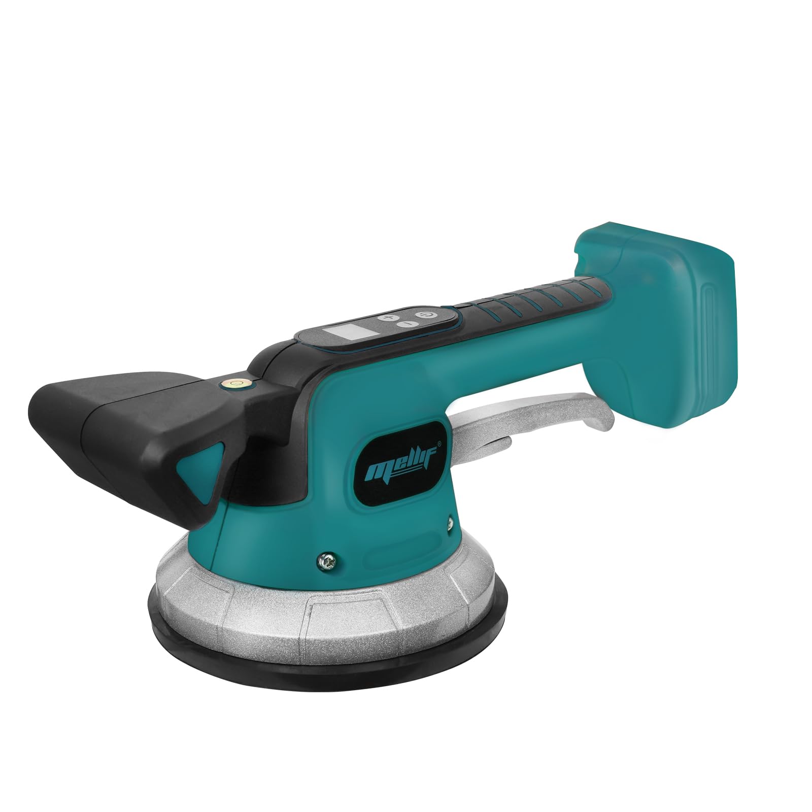 Mellif Fliesenrüttler für Makita Akku 18V, Fliesen Vibrationsgerät, Fliesenvibrator mit 10 stuftige Geschwindigkeit,14cm Saugnapf, 50kg Adsorption für 120 x 120 cm Fliesen (AKKU NICHT Enthält)