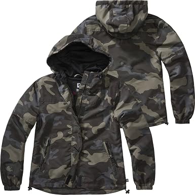 Summer Windbreaker frontzip Dark Camo 