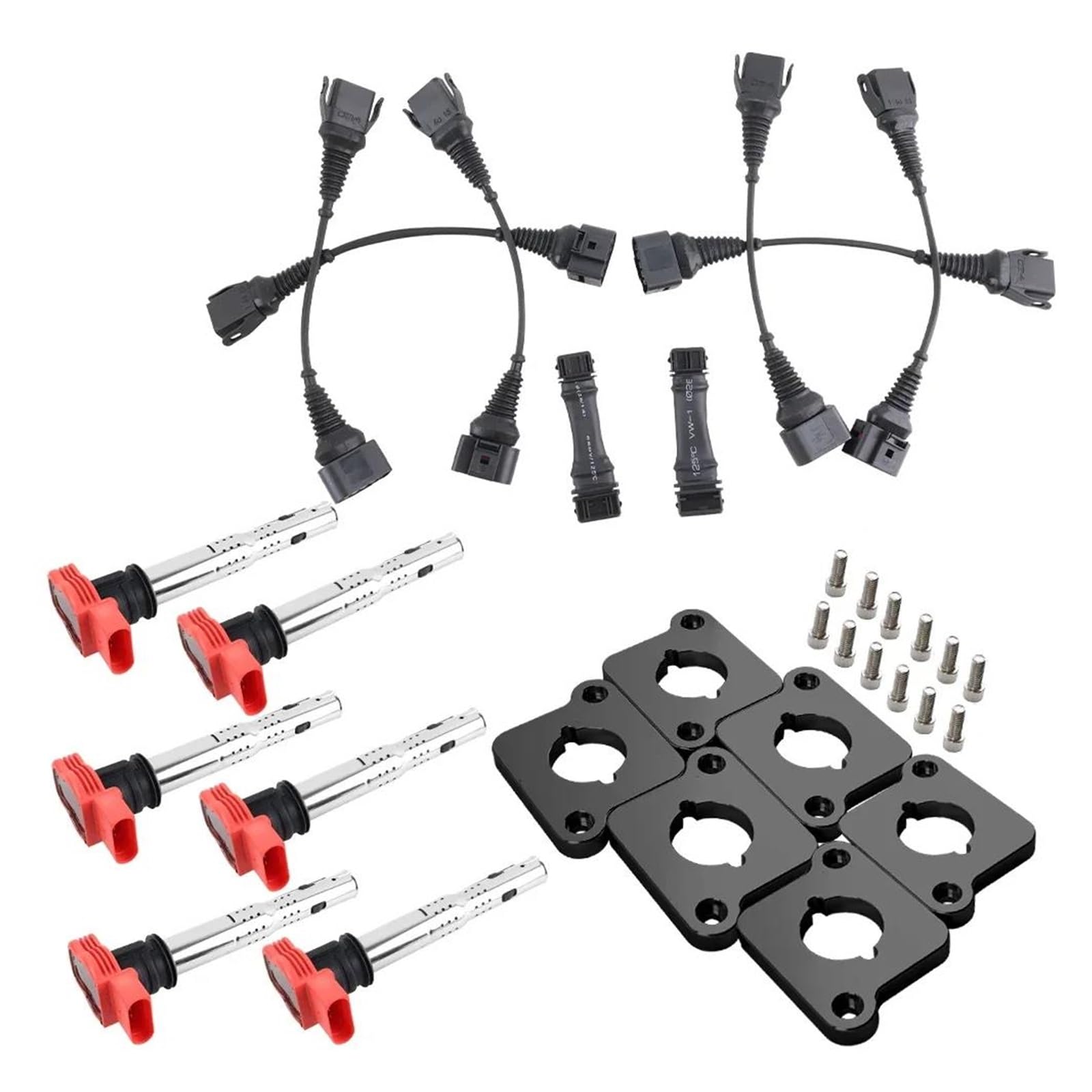 Module D'allumage Bobine Allumage pour 2.7T S4 RS4 pour B5 2.7T Kit De Conversion De Bobines D'allumage Kit De Dérivation ICM Plaques De Bobine