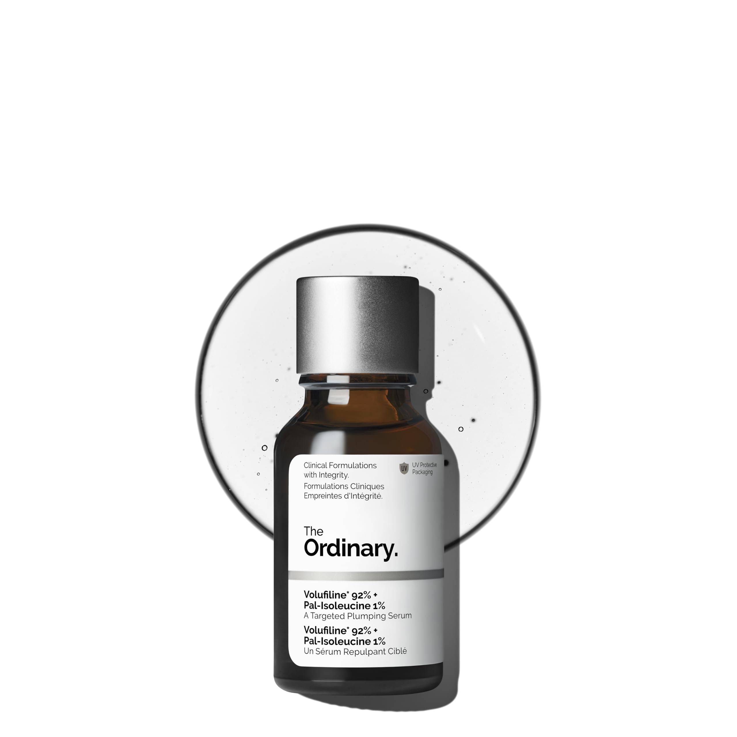 The Ordinary Volufiline 92% + Pal-Isoleucine 1% Plumping Anhydrous Serum, Facial Skincare for Loss of Volume, 15ml