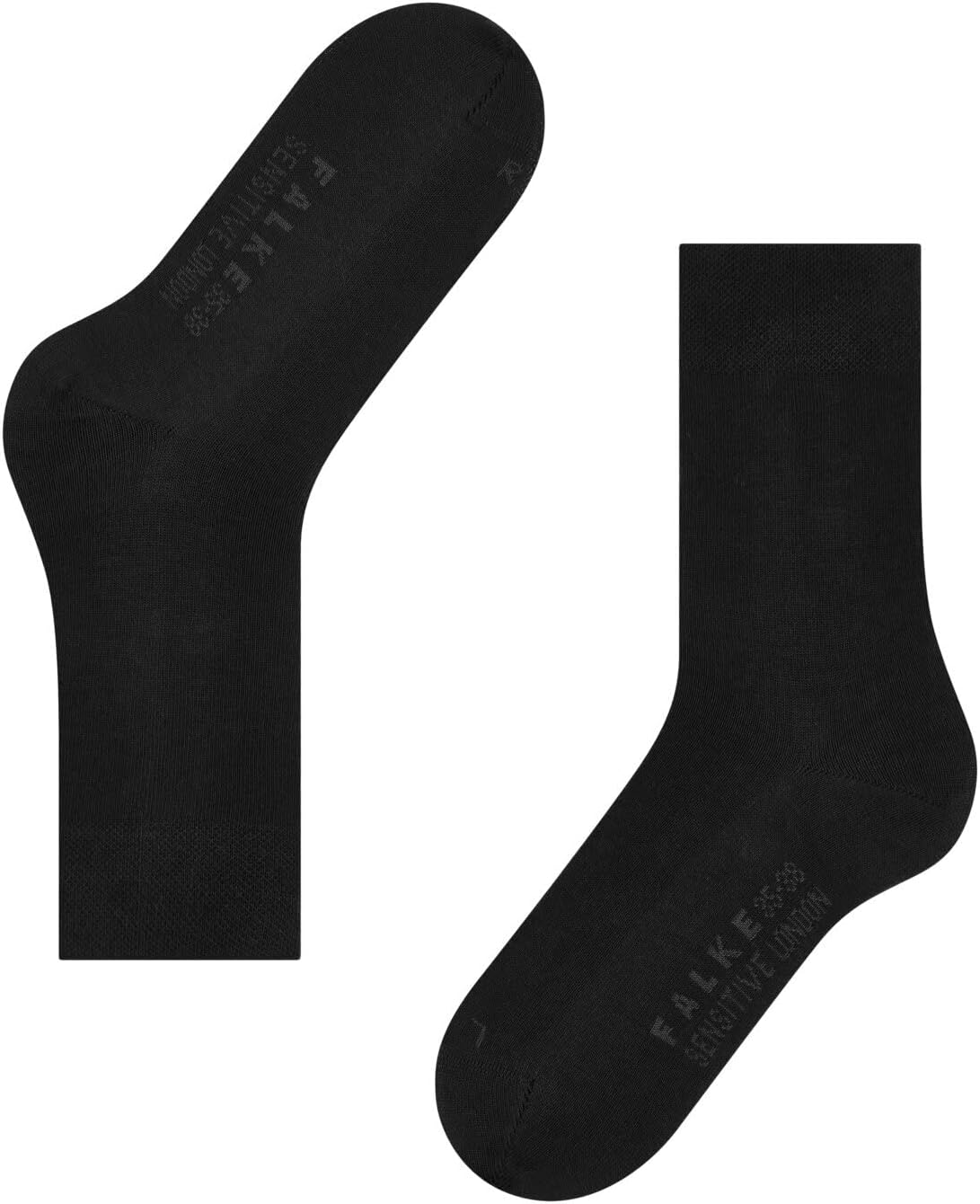 Falke, Womens, Sensitive London Crew Cut, Black, 8-10.5 - Image 5