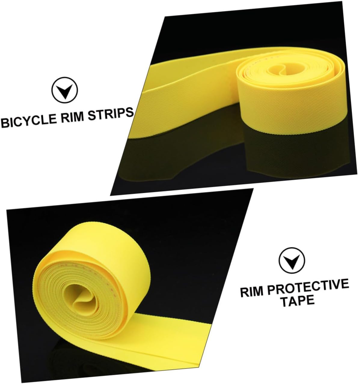 KOMBIUDA 10pcs PVC Rim Strips for Road Mountain Tyre Cushions Non- Design Puncture-Resistant Rim Liners