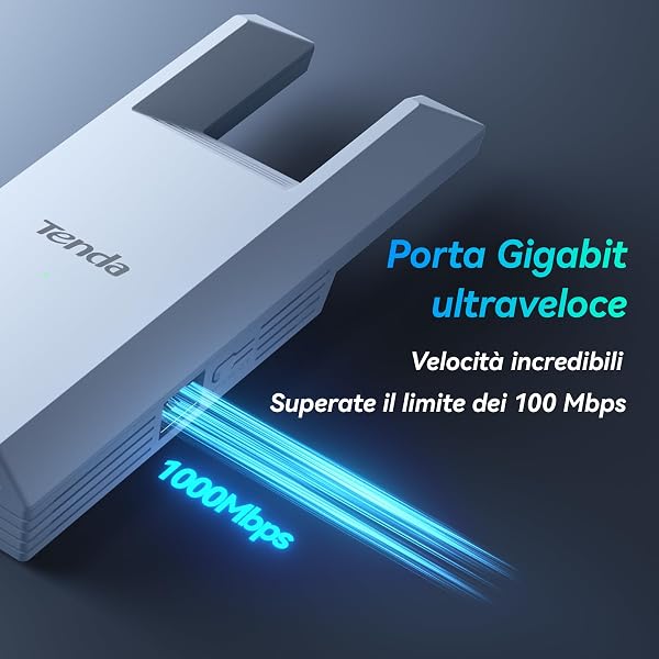Tenda A18 Pro Ripetitore Wi-Fi Dual Band AC1200 Mbps, Funzionalità Extender e Access Point 5GHz/2.4GHz con Porta Gigabit LAN, LED Segnale Intelligente, Pulsante WPS, Sicurezza WPA2, Controllo via App - 4