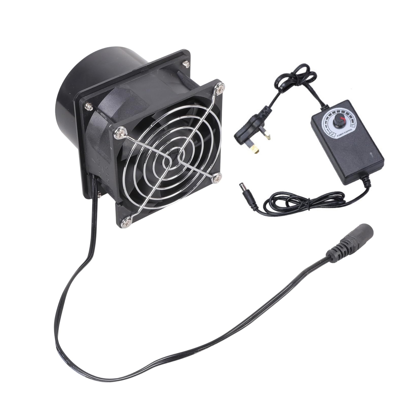 Kaccde Professional 80Mm Duct Fan With 75Mm Pipe Inline Air Duct Fan For Venting Welding Fume