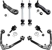 Vista 1256 de Detroit Axle - Kit de suspensión frontal de 8 piezas para Dodge Journey 2009-2015, 2 brazos de control inferiores, 2 rótulas, 2 varillas