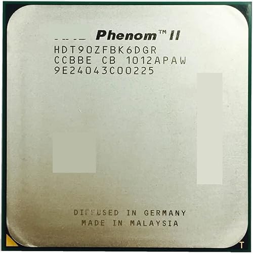 CPU Phenom II X6 1090T Black Edition X6 1090 X6 1090T 3.2 GHz Six-Core CPU Processor HDT90ZFBK6DGR Socket AM3 Responsive and Powerful