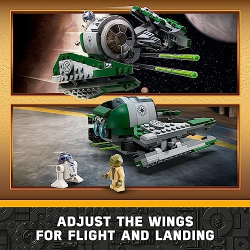 Image of LEGO Star Wars Yoda's Jedi Starfighter 75360 Building Toy Set (253 Pieces)