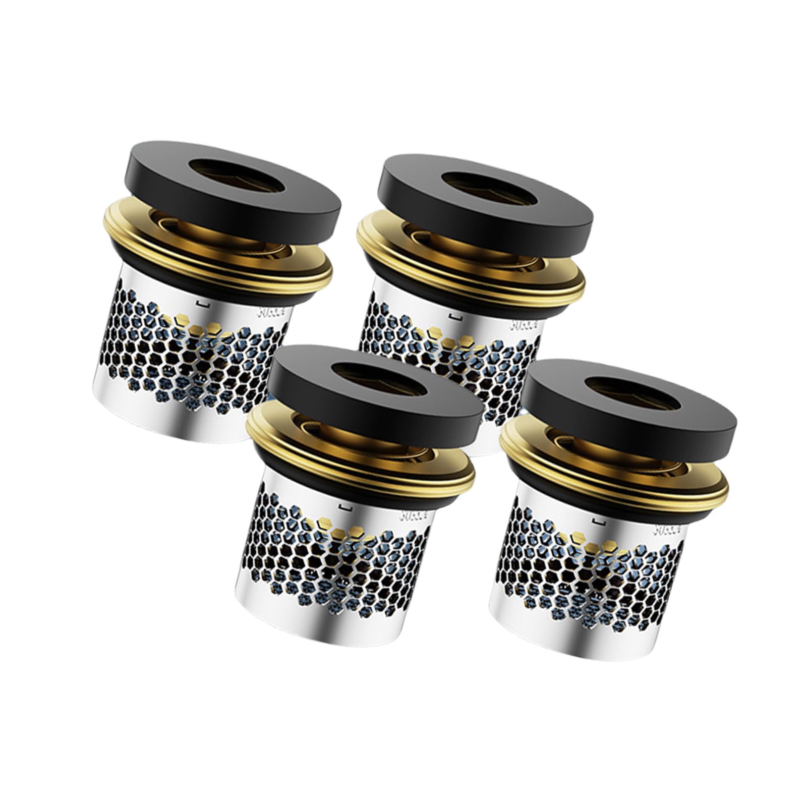 Tertioi 4 Pack Brass Angle Valve Rust Resistant Water Supply Valve Designed For Easy Installation Residential And Commercial Use Kitchen Bathroom Valve