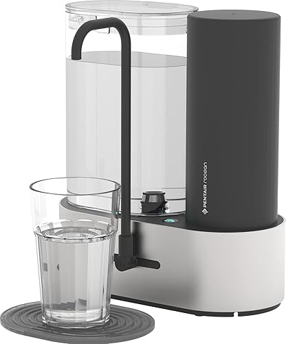 Pentair - Depósito Rocean sistema de filtro de agua de encimera limpiador de bebidas y agua de gran sabor certificado NSFANSI 42 53 401