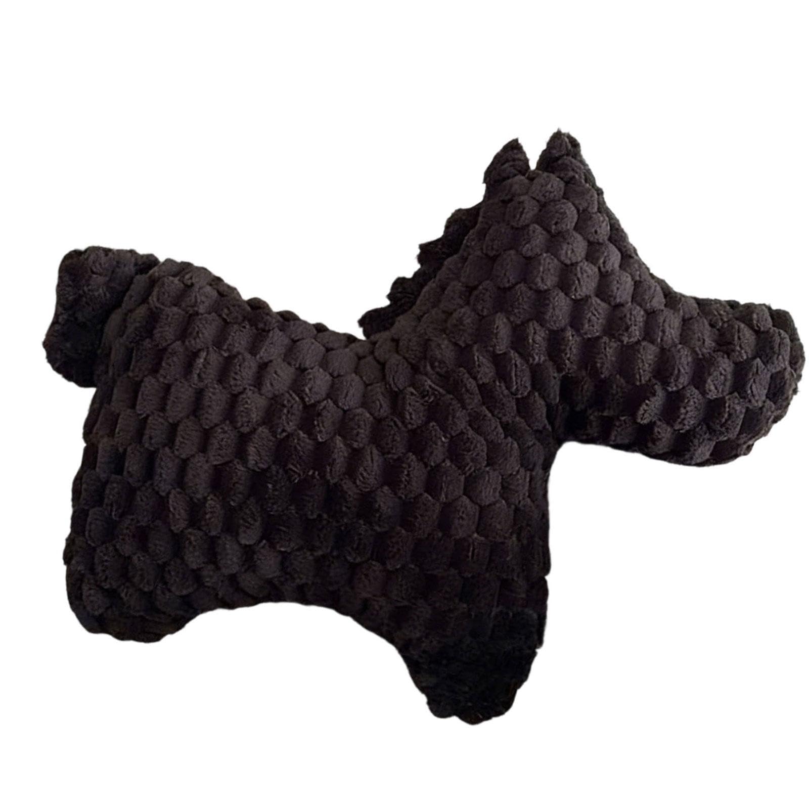 Kaeltsyn New Year Horse Shape Colorful Furry Pillow PP Cotton Filled Cushion for Sofa Couch Bed Decors and Gift Presentations Offices Chair Back Pillow