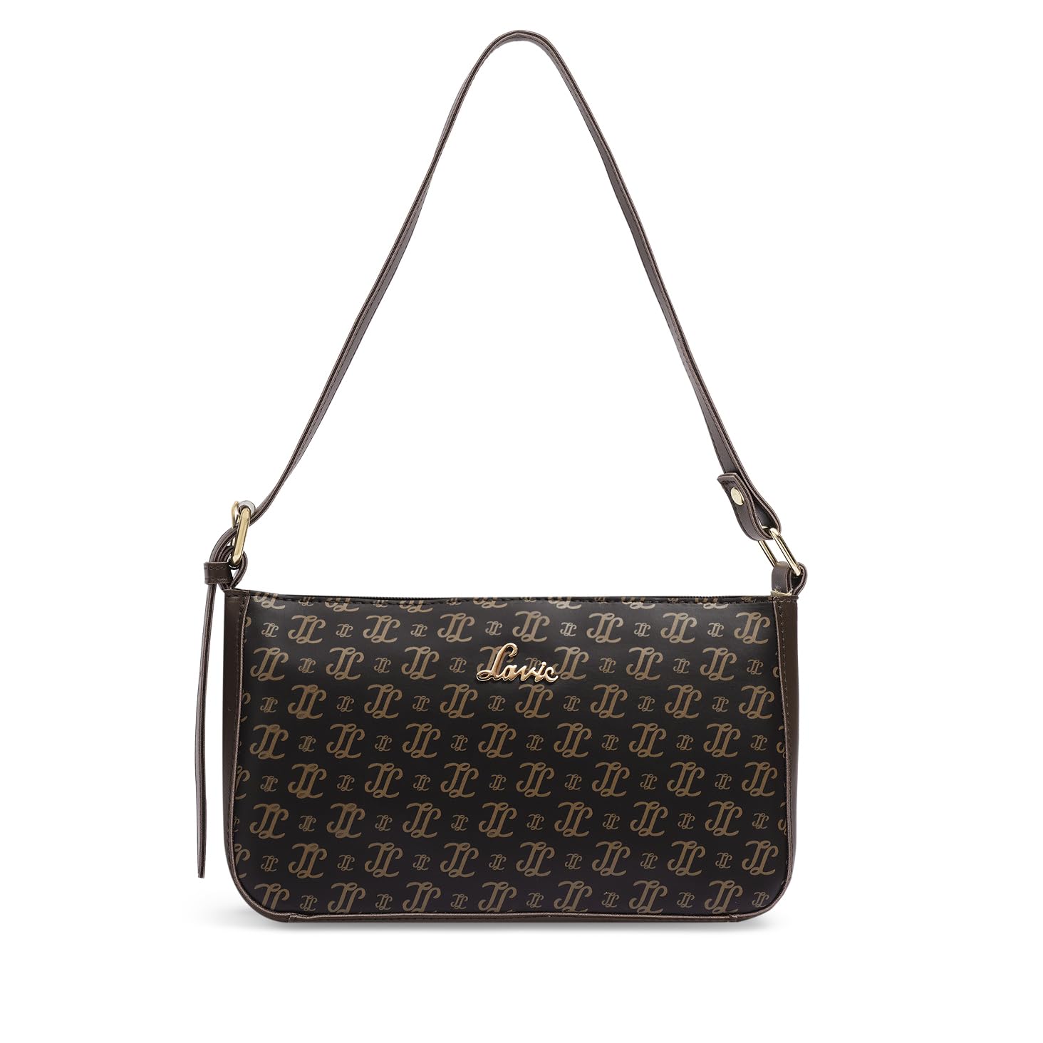 Women's Ember Monogram LL Print Sling Bag (CHOCO)-image-24
