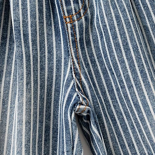 Toddler Boys Elastic Waist Jeans Cute Solid 𝗦tretch Jogger Summer Casual Denim Harlen Pants with Pocket4