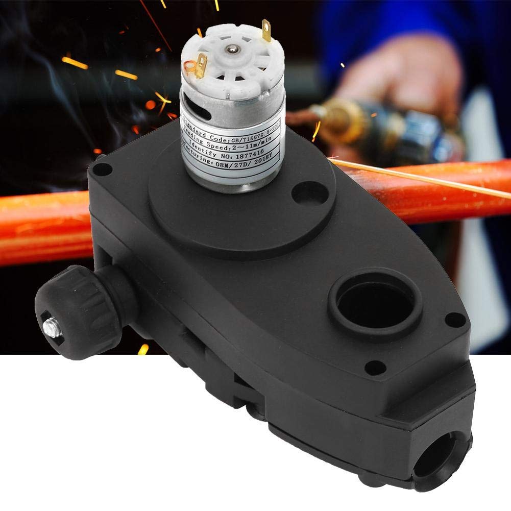 Motore di avanzamento del filo per saldatore Mig, macchina di alimentazione del filo di saldatura, DC 24V 10W 0.6-1.0mm Velocità di alimentazione del filo 1,5-12 m/min