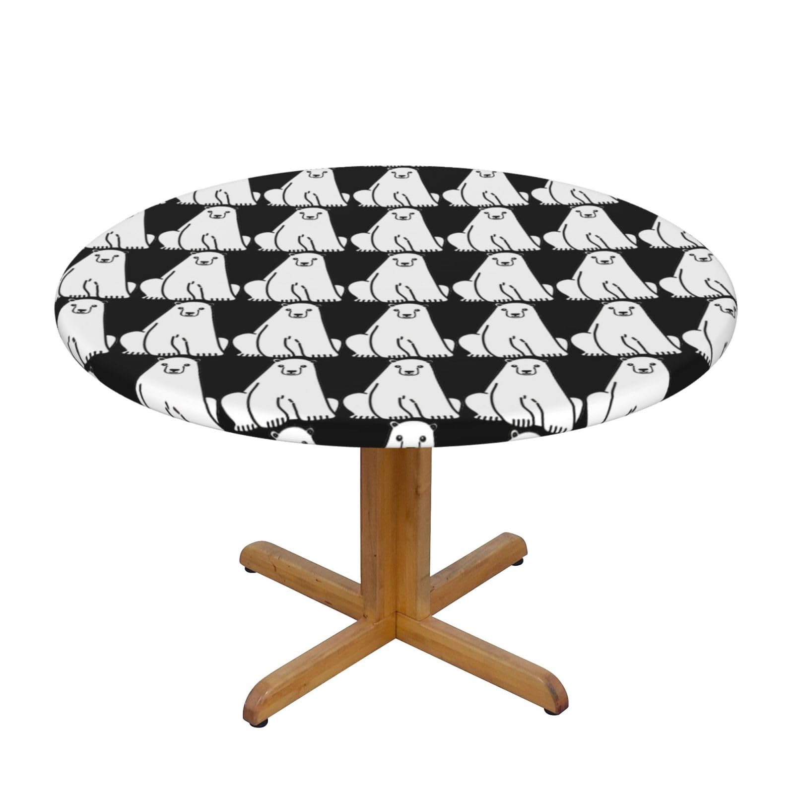 Nappe ronde anti-tache et imperméable pour protéger votre table de fête