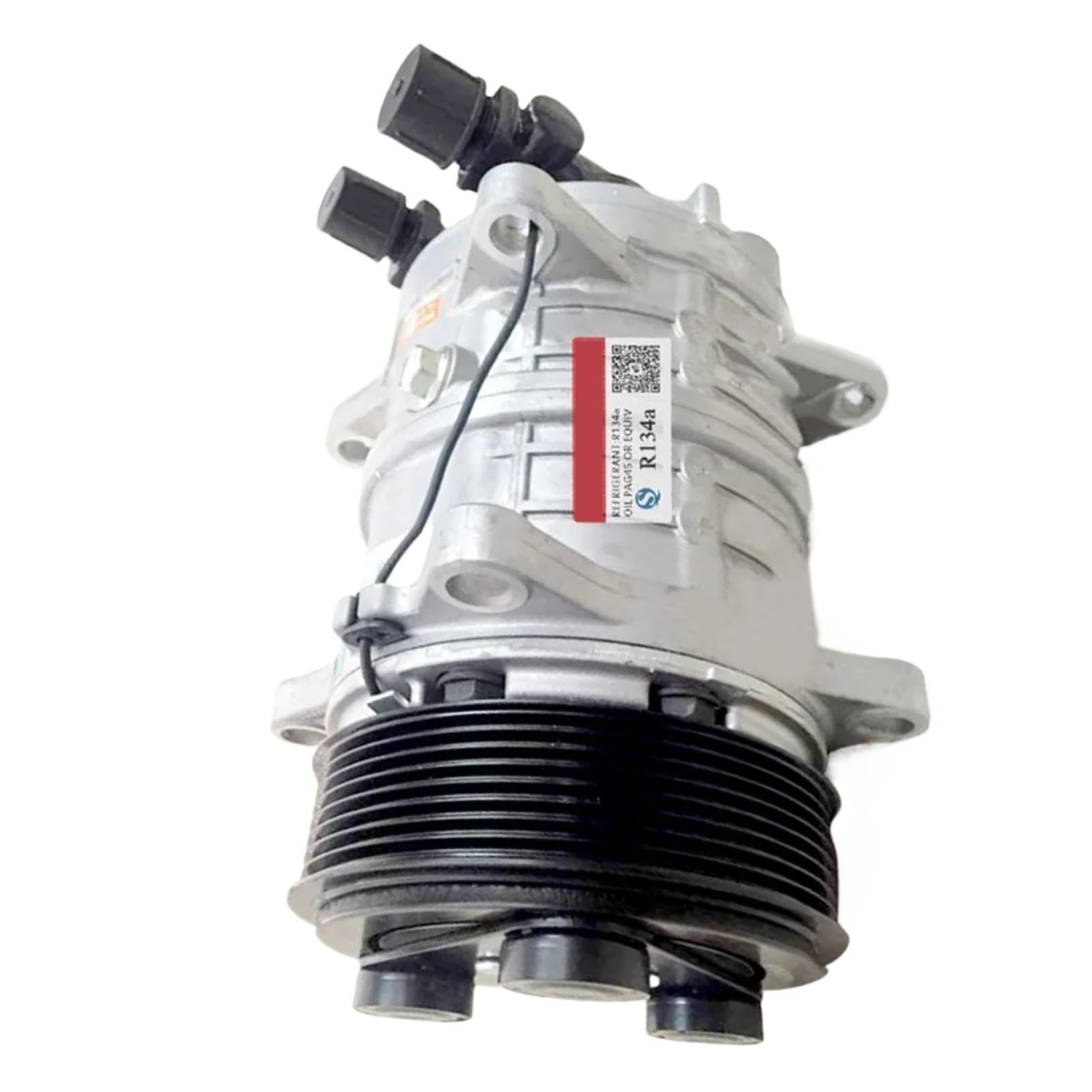 Pyqmztrv Tm15 24V Tm16 Auto Air Ac A/C Compressor For Universal Freezer Truck 8Pk Compressor Tm16 Tm15 Tm21 Tm31 12V/24V，Compatible For Toyota Coaster Bus(Tm15 24V)