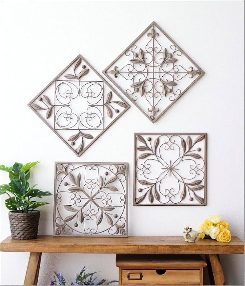 アイアン壁掛けウォールアート「トライアングル」壁飾り（643） Amazon.co.jp: アイアン壁掛けウォールアート トライアングル 壁